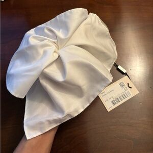 White Pocket Square. Pure Cotton (FREE Shipping)